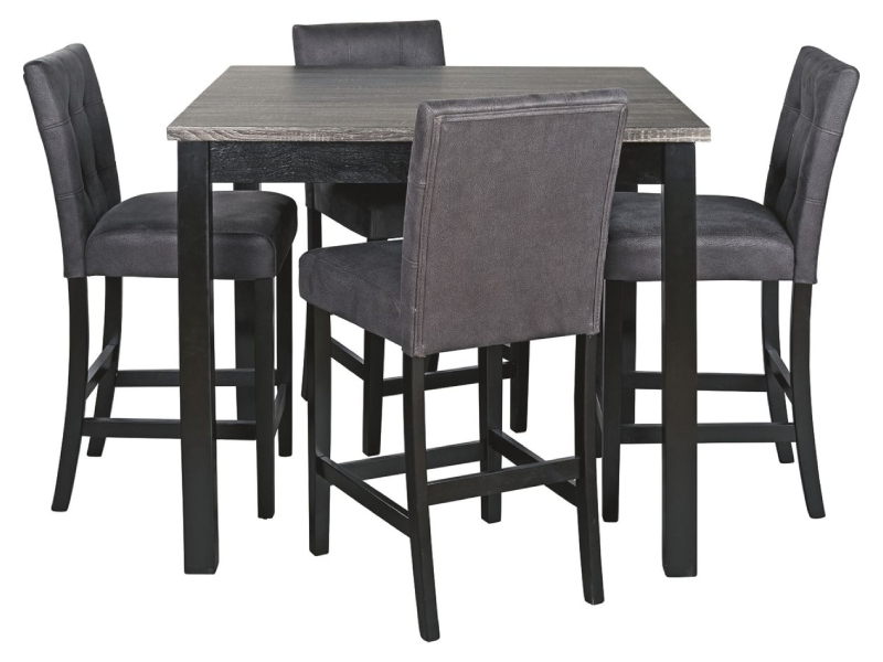 Ashley Garvine D161 5 Piece Square Counter Table Dining Set