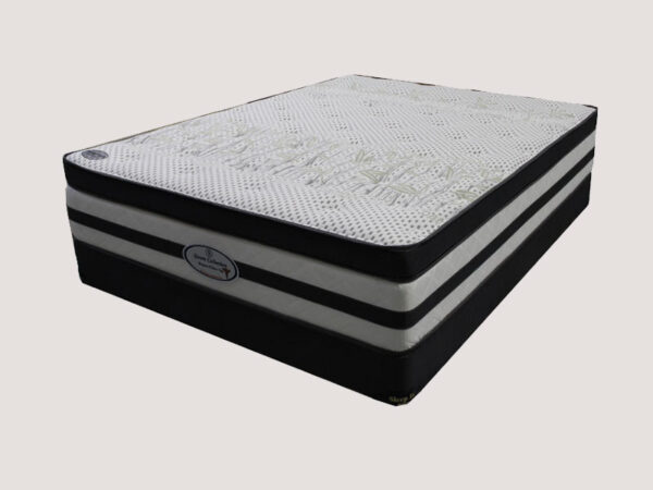 Foam Encased Tri Zone Pocket Coil Real Euro Top Style Queen Size Mattress