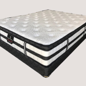 Foam Encased Tri Zone Pocket Coil Real Euro Top Style Double Size Mattress - Spinal Care