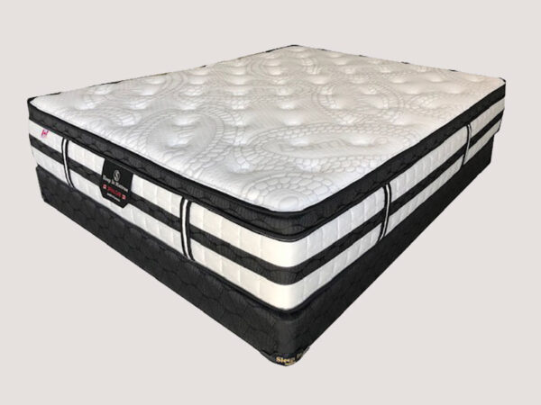 Foam Encased Tri Zone Pocket Coil Real Euro Top Style Double Size Mattress - Spinal Care